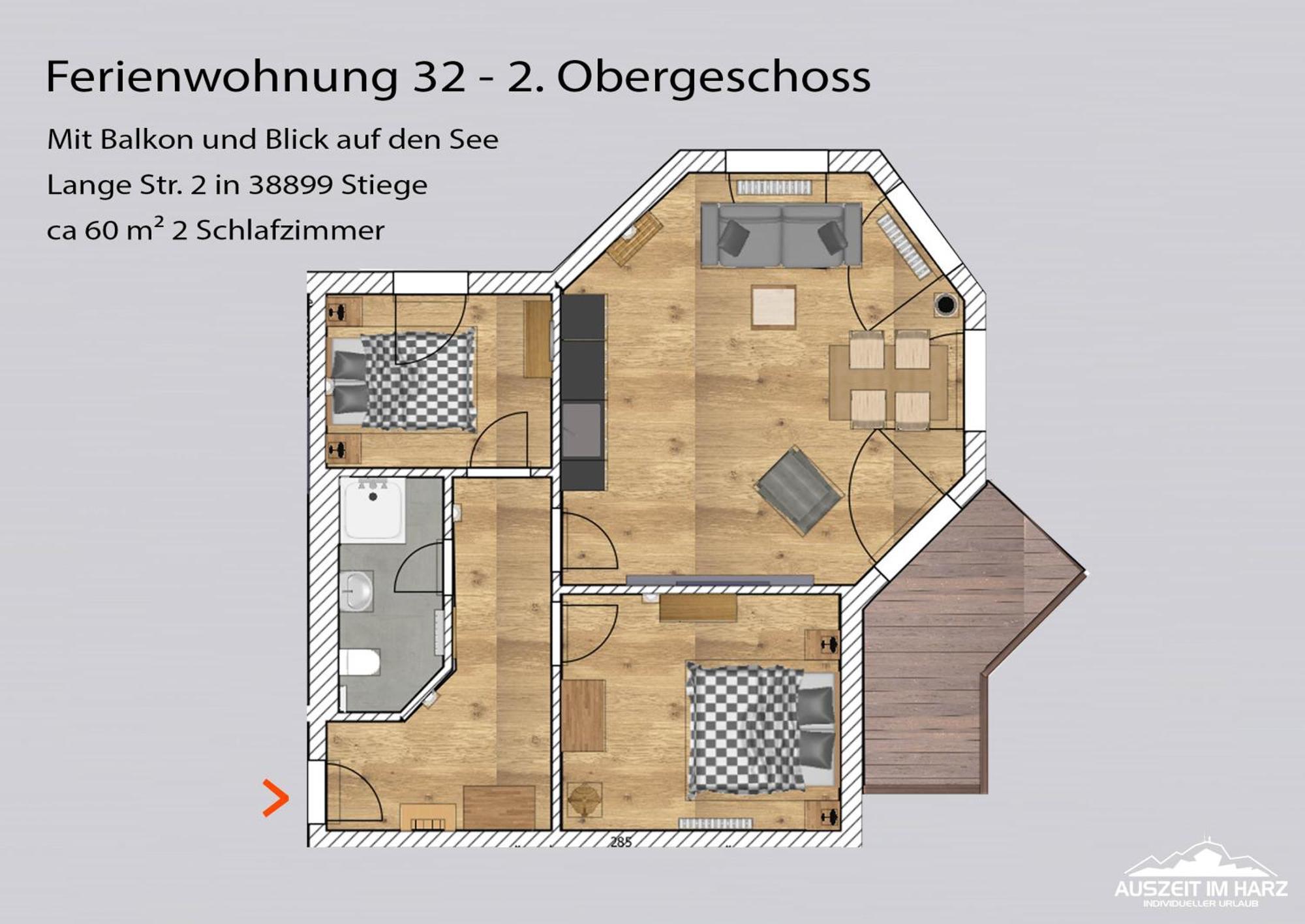 Auszeit-Im-Harz Haus 5 Wohnung 32 Stiege Ngoại thất bức ảnh